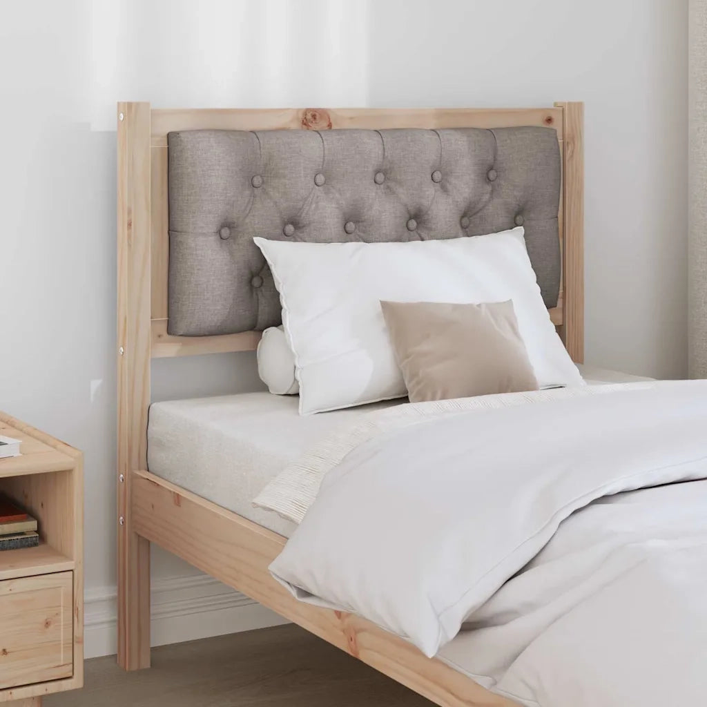 Testiera | Testata Altro Marrone e taupe 80 cm Legno di pino massello