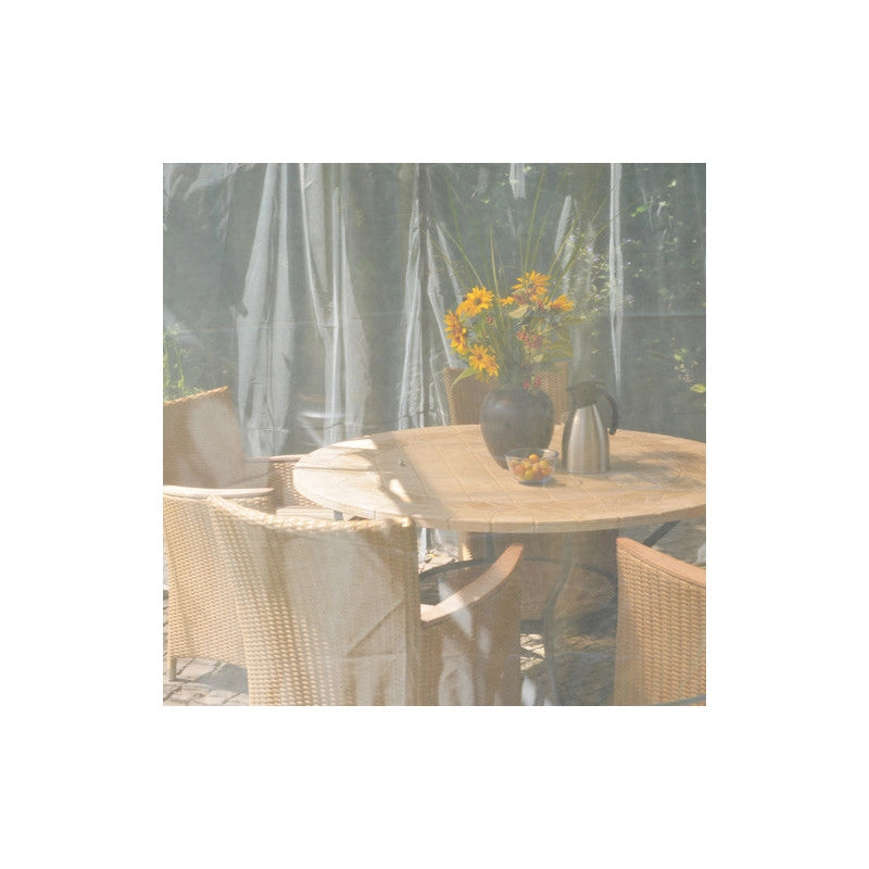 Set de 2 moustiquaires pour tonnelle - 360 x 217 - BLANC