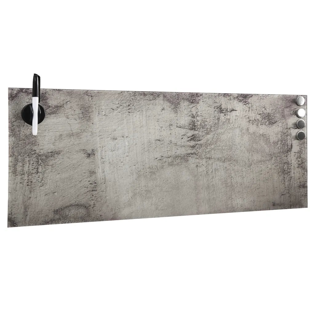 Lavagna Magnetica a Parete in Vetro 60x20 cm 285384