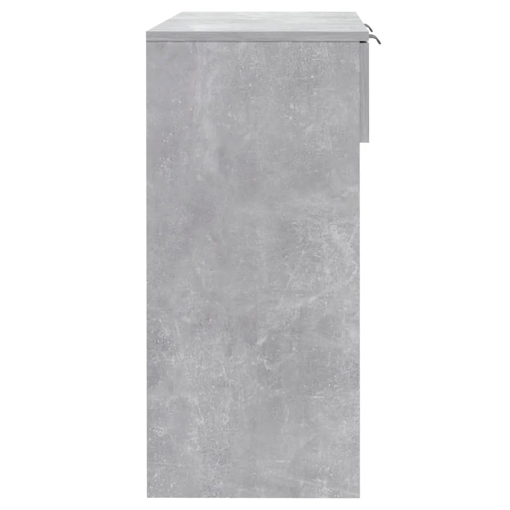Tavolino da salotto | Tavolino da caff¨¨ | Tavolino da Soggiorno Grigio Cemento 90x36x75cm Legno Multistrato