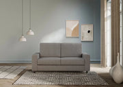 Divano sakar 2 posti (due sedute da 60cm) misure esterne l.148cm | grigio - Mobili 2G