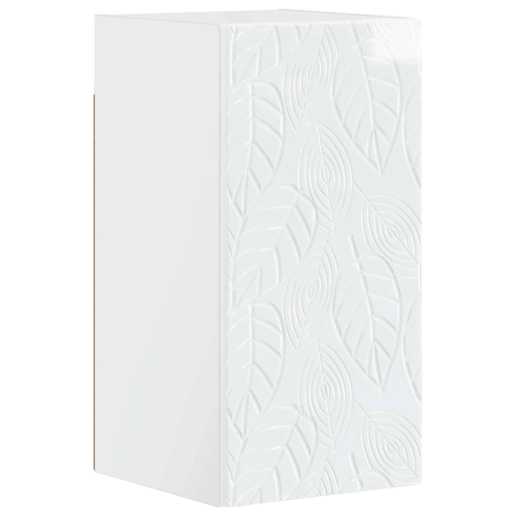 Armadio da bagno a muro DELFT Bianco Lucido 30 x 31 x 59 cm 897029