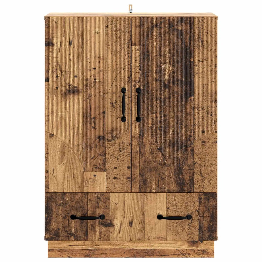 Credenza | Madia | Buffet da pranzo | Armadio da pranzo Legno antico 66 x 34,5 x 92 cm Legno ingegnerizzato
