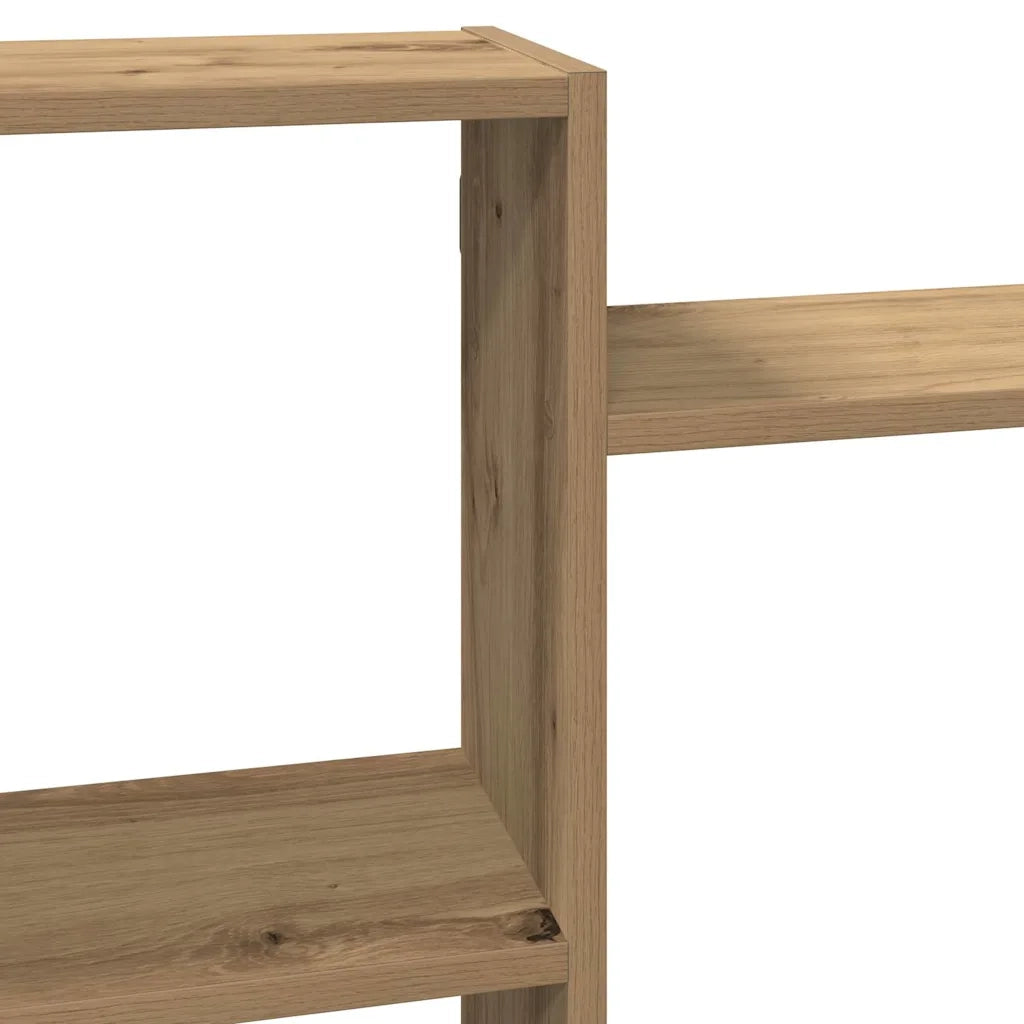vidaXL Scaffale a Parete Rovere Artigianale 159x18x65 cm in Truciolato