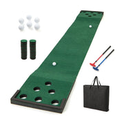 Set di 2 tappeti da putting 332 x 50 cm pronti per giocare atmosfera familiare schiuma verde 20_0020467