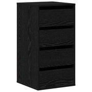 Mobile con Cassetti Nero 40 x 41 x 76 cm Legno multistrato CFW7167613