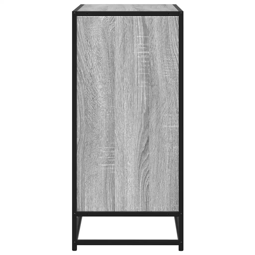vidaXL Credenza Grigio Sonoma 68x35x76 cm in Truciolato e Metallo