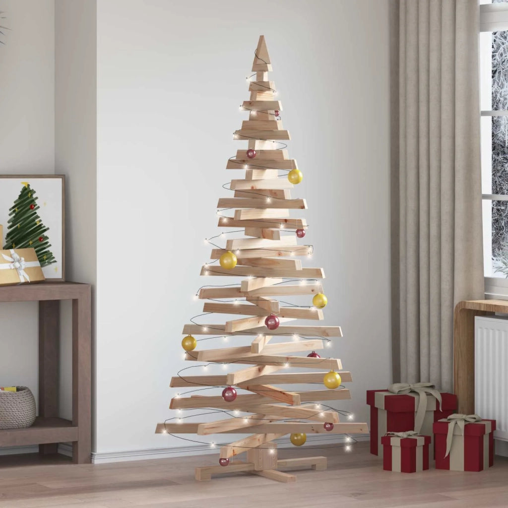 Alberi di Natale Naturale 180 cm Legno di pino massello 42016707