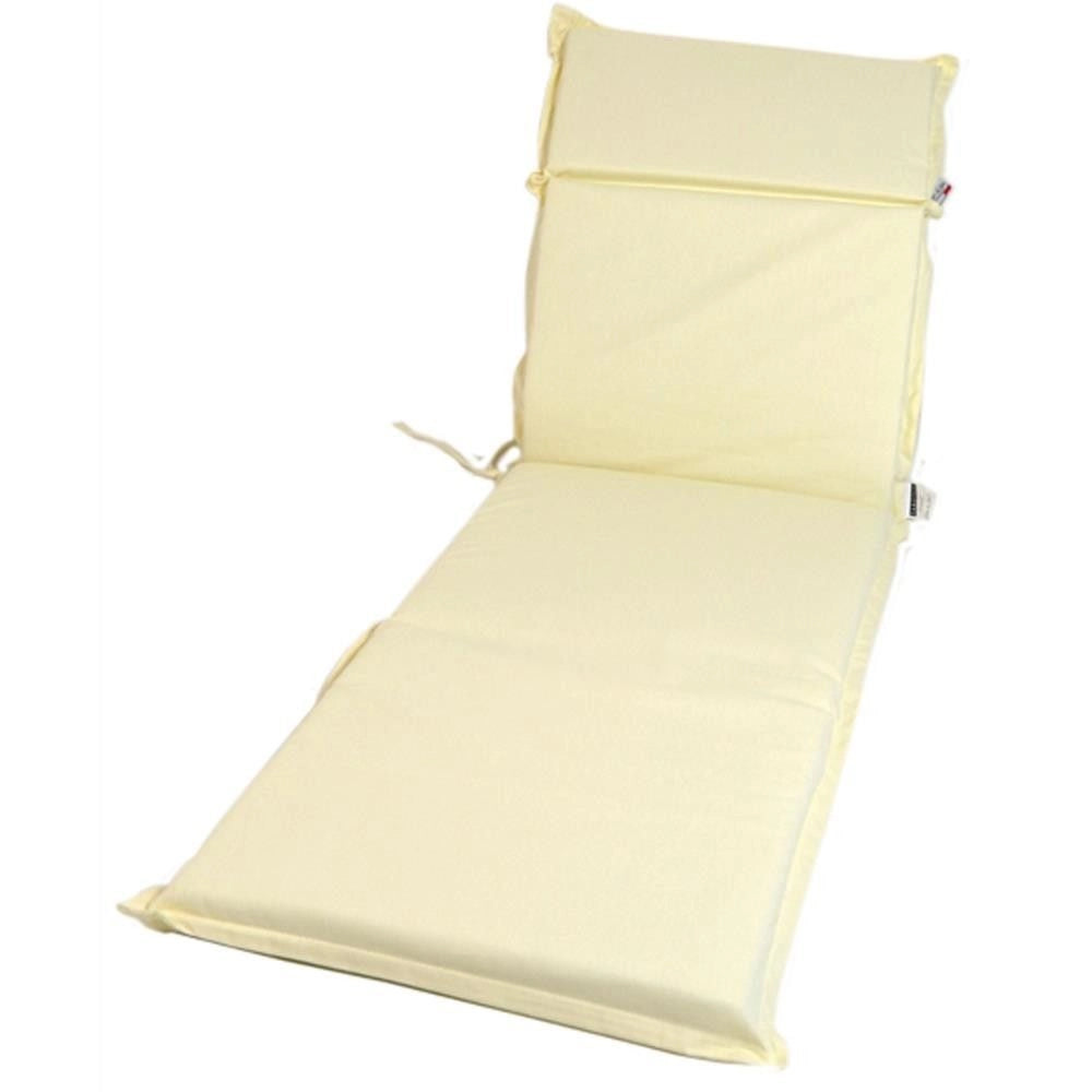 ZIPPO CUSCINO DA LETTINO IN TESSUTO MISTO COTONE 190 X 60 X H 7 CM ECRÙ