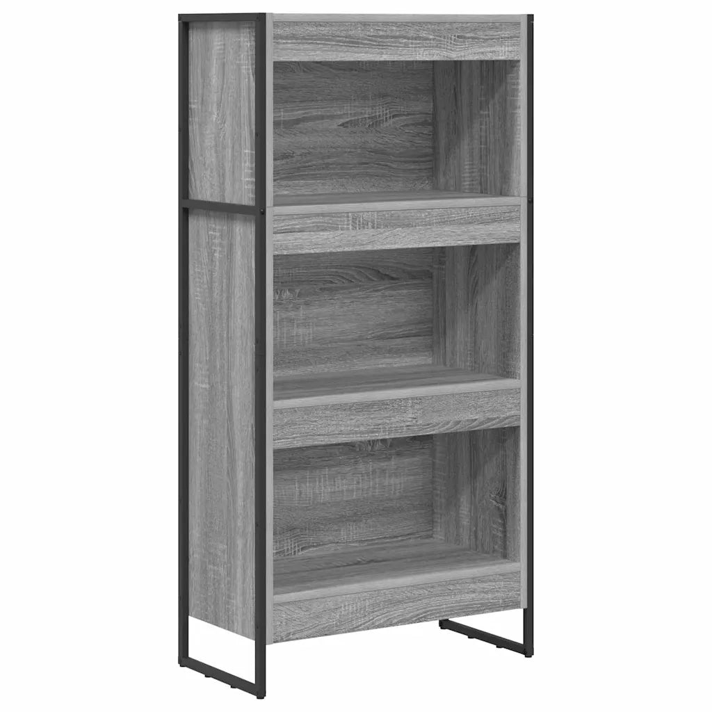 Armadio per Libri Grigio Sonoma 60 x 30 x 121 cm