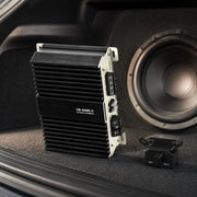 Monoblock Car Amplifier, 400W RMS MAX, 1/2/4 Ohm Stable, 1-Channel Class D Car Audio Amplifier With Remote Subwoofer Level Control, Low Pass Filter, Bass Boost & Phase Shift, Volume Controller