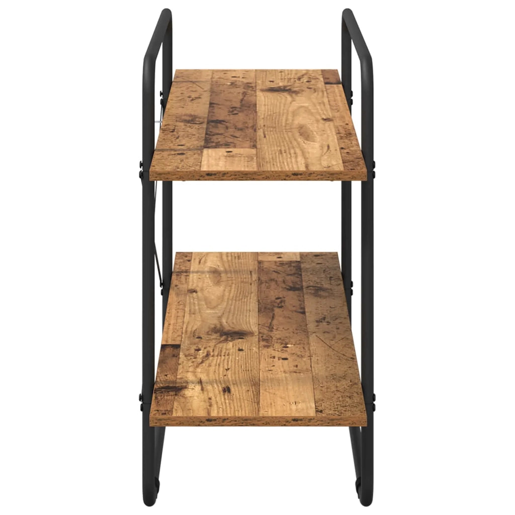 Libreria 2 livelli 100 x 35 x 70 cm PB Legno di quercia 8007802