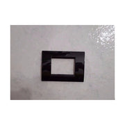 Trade Shop - Placca Placche Placchete Compatibili Living Light In Abs 3 4 7 Posti Colorate - Nero -3 Fori     -