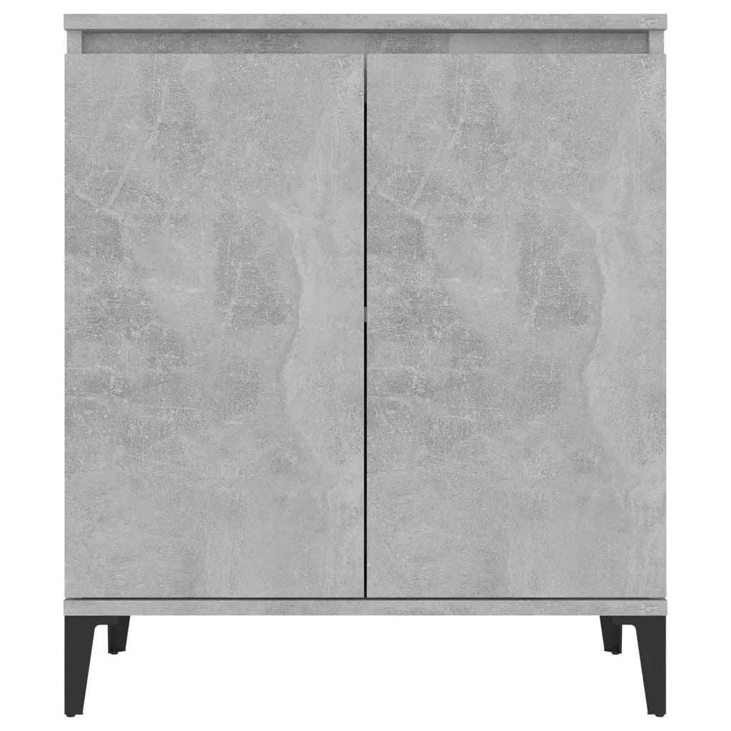 Credenza-Buffet-Armadio da cucina Grigio Cemento 60x35x70 cm in Legno Multistrato 476425