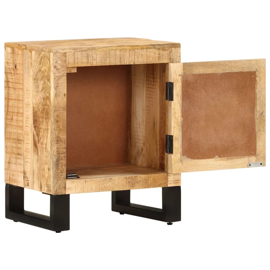 Comodino 40x30x50 cm in Legno Massello di Mango 282759