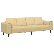 Divano | Divano da soggiorno | Sofa Grigio Verde 250 x 77 x 76 cm Tessuto in Cords