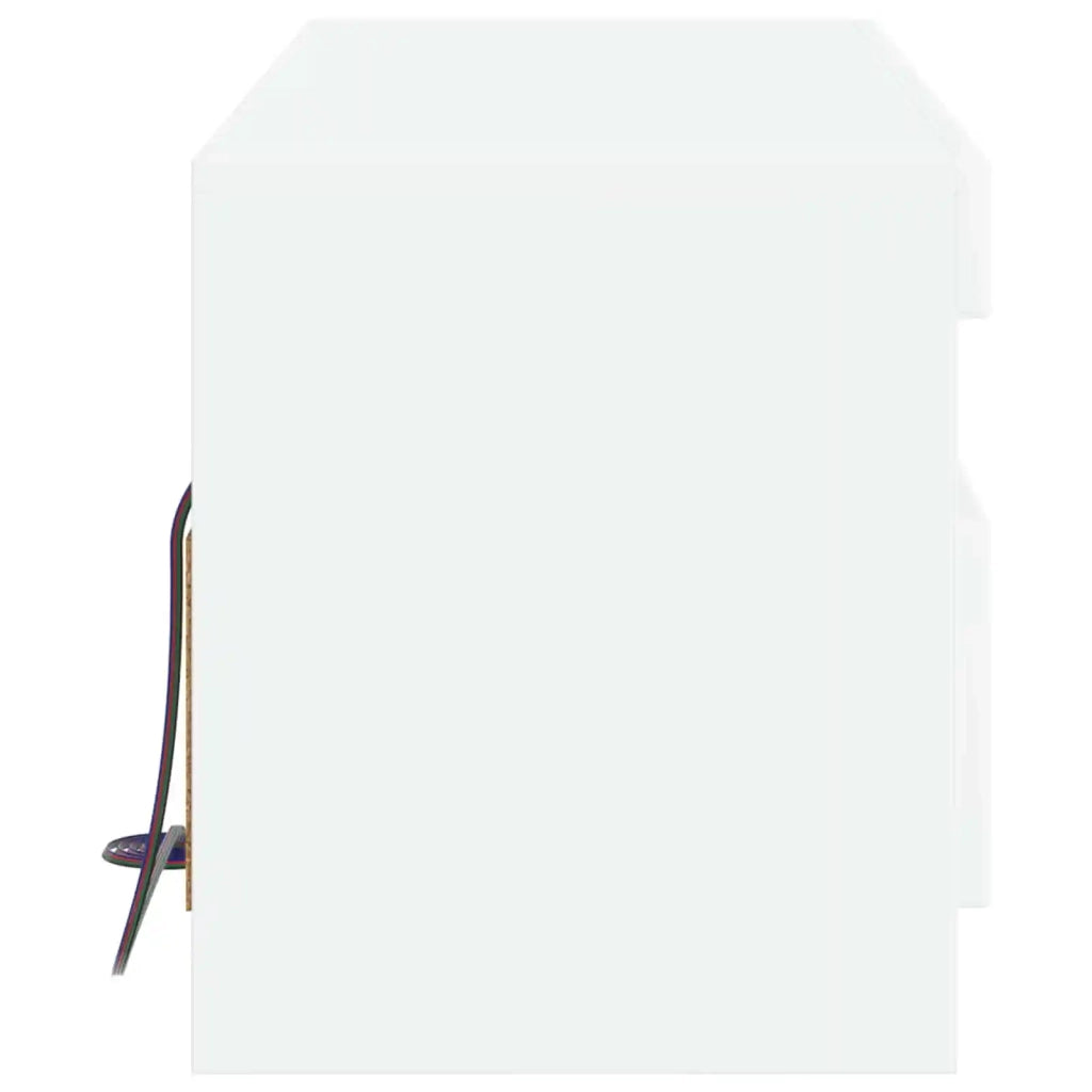 Mobile TV LED Bianco Legno ingegnerizzato 897865