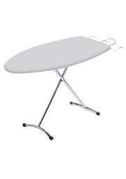 Asse da Stiro Rugby 125x46 cm Salvaspazio Ampia Area Gambe Doppie in Acciaio