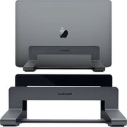 Supporto verticale per laptop regolabile - cradle per laptop per MacBook Pro Air/Asus Chromebook Flip Samsung Notebook 9 Lenovo ThinkPad Dell XPS Acer - Supporto laptop Macally