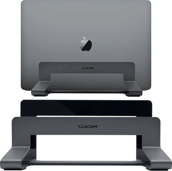 Supporto verticale per laptop regolabile - cradle per laptop per MacBook Pro Air/Asus Chromebook Flip Samsung Notebook 9 Lenovo ThinkPad Dell XPS Acer - Supporto laptop Macally