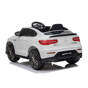 Macchina Elettrica per Bambini Licenza Ufficiale Mercedes AMG GLC63S Coupè 10,8V 5,4 Ah Bianco
