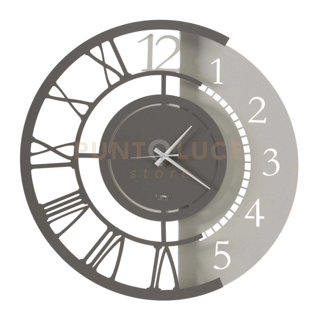 Orologio da parete particolare Full Metal Jack grande Avorio e fango