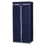 Set di 5 Armadi In Tessuto Tnt Con Ripiano 70x45x160 Cm Blu