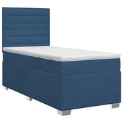 Letto box spring con materasso Blu 80 x 200 cm Tessuto 3453275