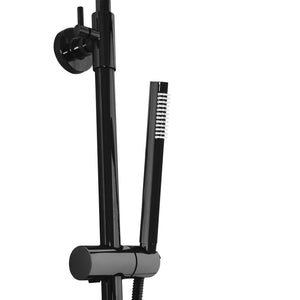 Set Doccia Da Incasso Con Termostatato Lungo Black Metallic