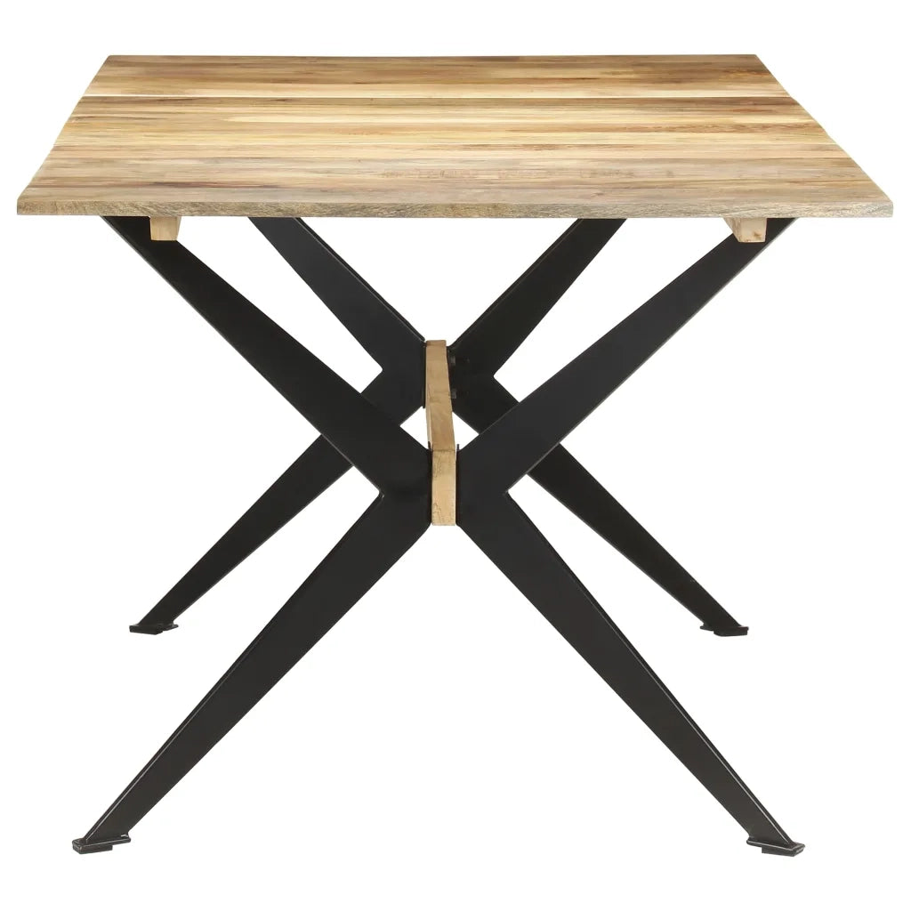 Tavolo da Pranzo 180x90x76 cm in Legno Massello di Mango  cod mxl 18316