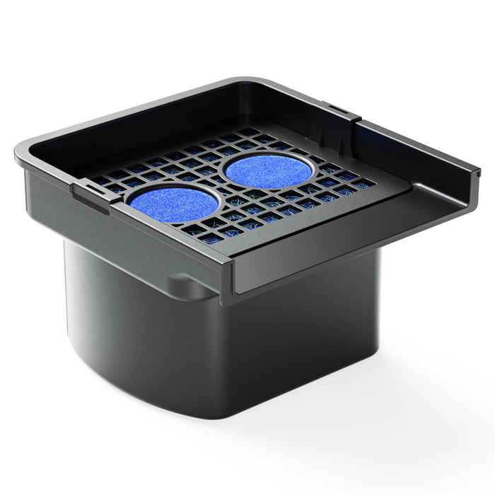 CWF-400 Cascata laghetto con sistema filtrante integrato, 14000 l/h, vasca con larghezza di uscita 400 mm, per giochi d'acqua da giardino