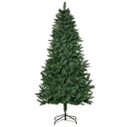 Albero di Natale Artificiale Pieghevole con Base Rimovibile 180cm - Verde