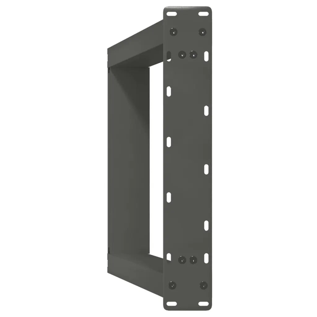 Gambe per tavolo consolle a forma di U 2 pz Antracite 38x(72-73) cm Acciaio 4012782