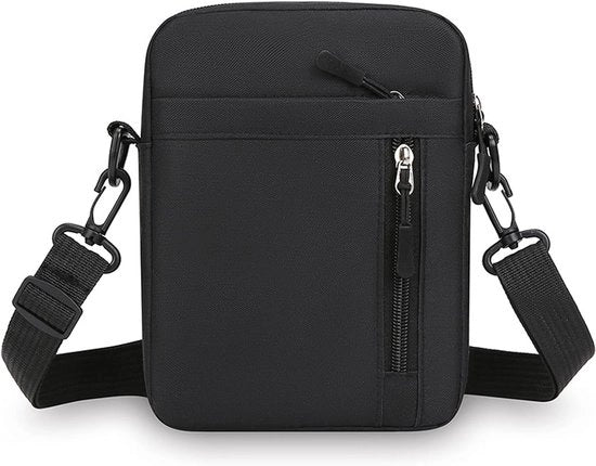 Borsa da Spalla per Uomo, Borsa da Spalla per Telefono cellulare, Borsa da Messaggero per Lavoro e Viaggio, Ideale per l'Uso quotidiano