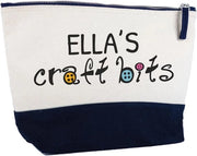 Borsa artigianale personalizzata - Regalo di Madre per nonna o madre - Ideale per attrezzi di maglia e di aghi a maglia