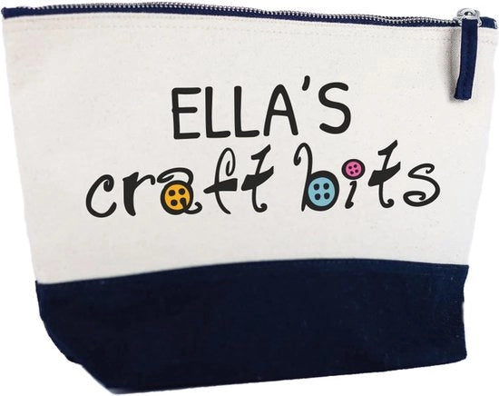 Borsa artigianale personalizzata - Regalo di Madre per nonna o madre - Ideale per attrezzi di maglia e di aghi a maglia
