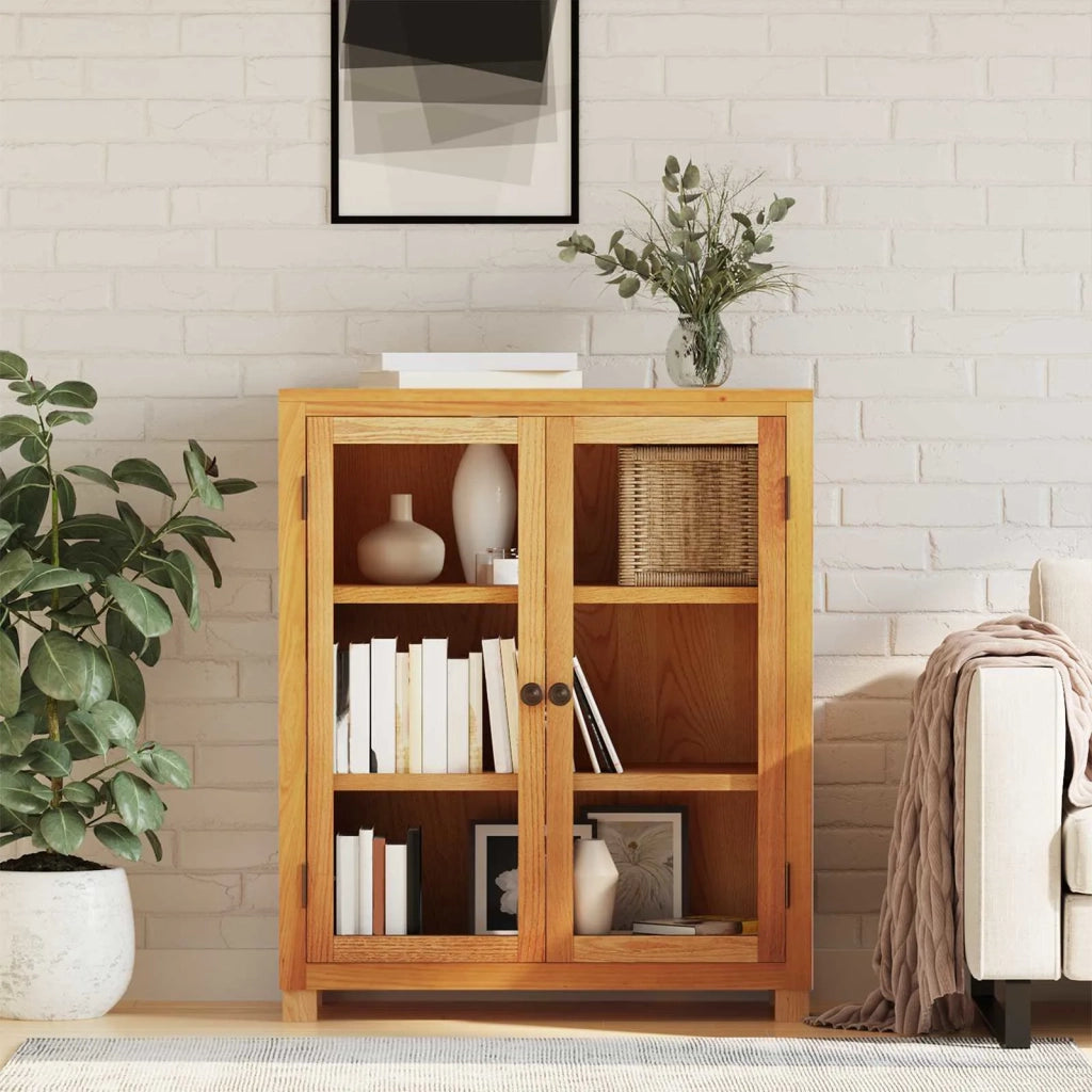 Armadietto con porta Marrone 80 x 35 x 95 cm Legno multistrato CFW1855379