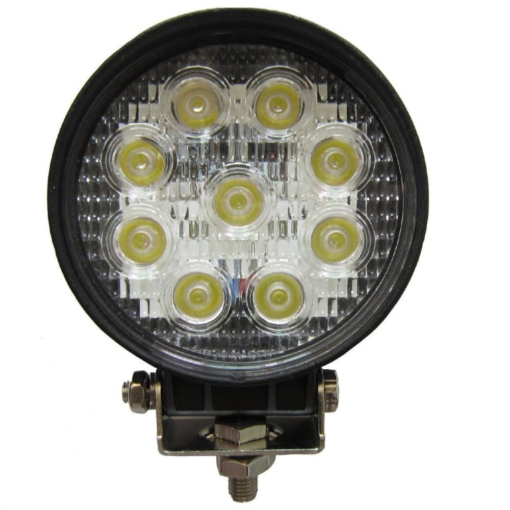 Trade Shop - 2 X 27w Led Work Luce Lampada Faro Da Lavoro Faretto Auto Barca Suv Dc 12v 24v -