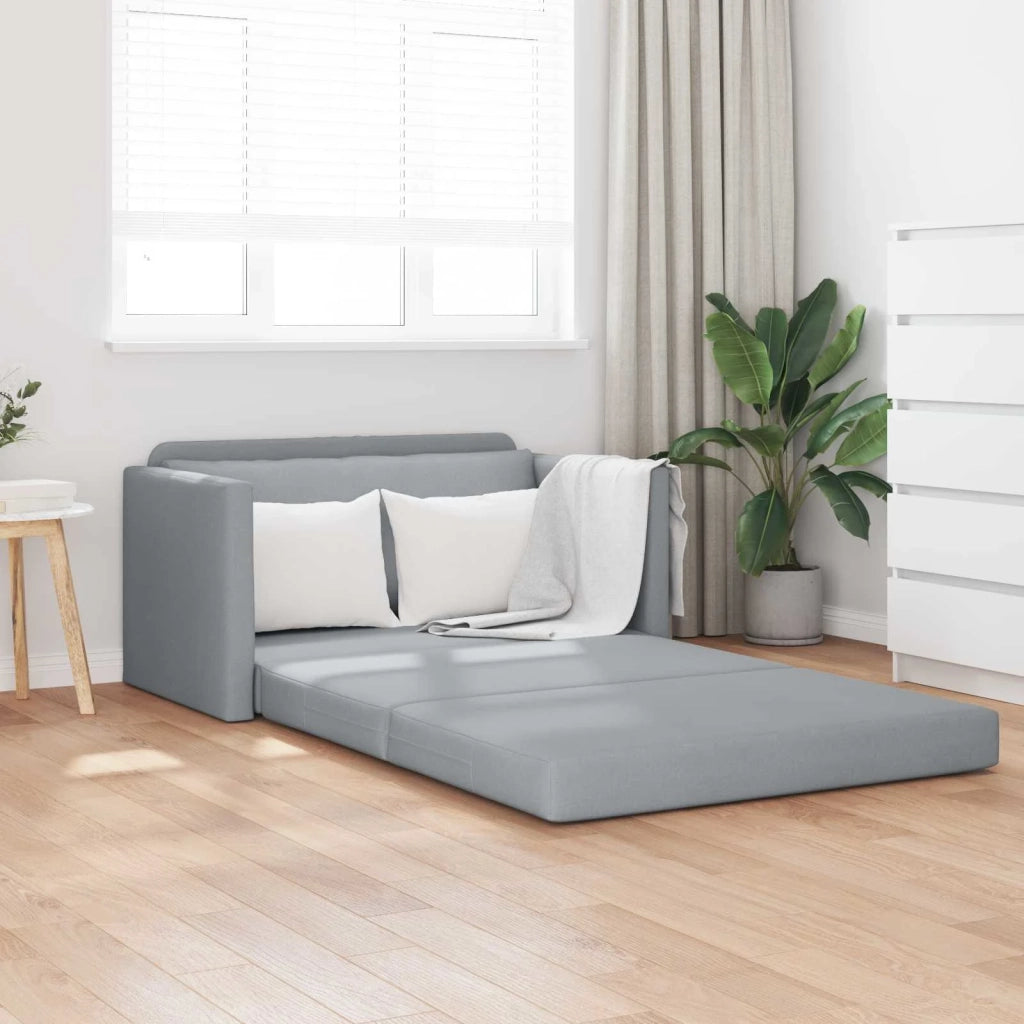 Divano letto 110cm Grigio chiaro Tessuto 4106691