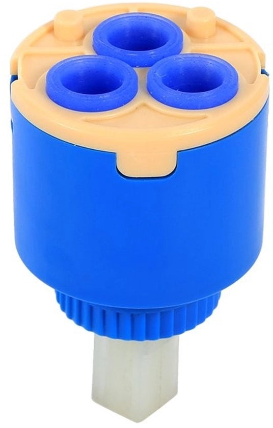 Componente di sostituzione per rubinetto 35mm/40mm - Faccia in ceramica - Durata di 500.000 cicli - Pezzo di ricambio per rubinetto di cucina e doccia