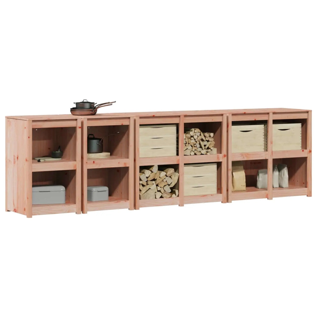 Mobile da cucina da esterno MEPPEL 4 pz Douglas Naturale 3443808