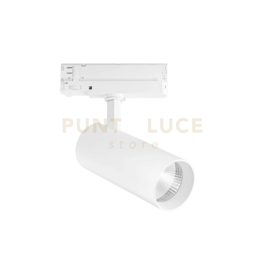 FARO BINARIO PLANE BIANCO LED 30W 3700LM 4000K 7X15CM