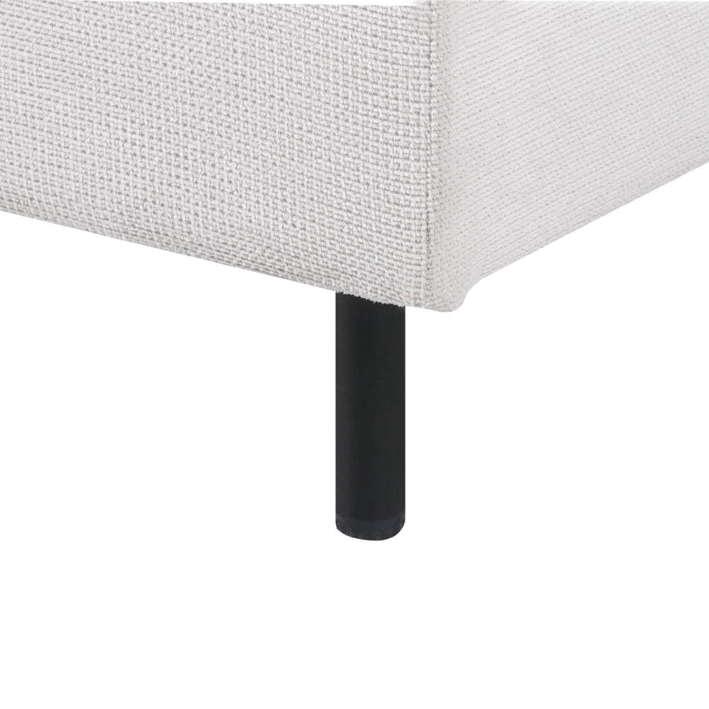Divano modulare ad angolo destro Divano componibile a 3 posti in velluto a coste grigio chiaro Soggiorno di design moderno