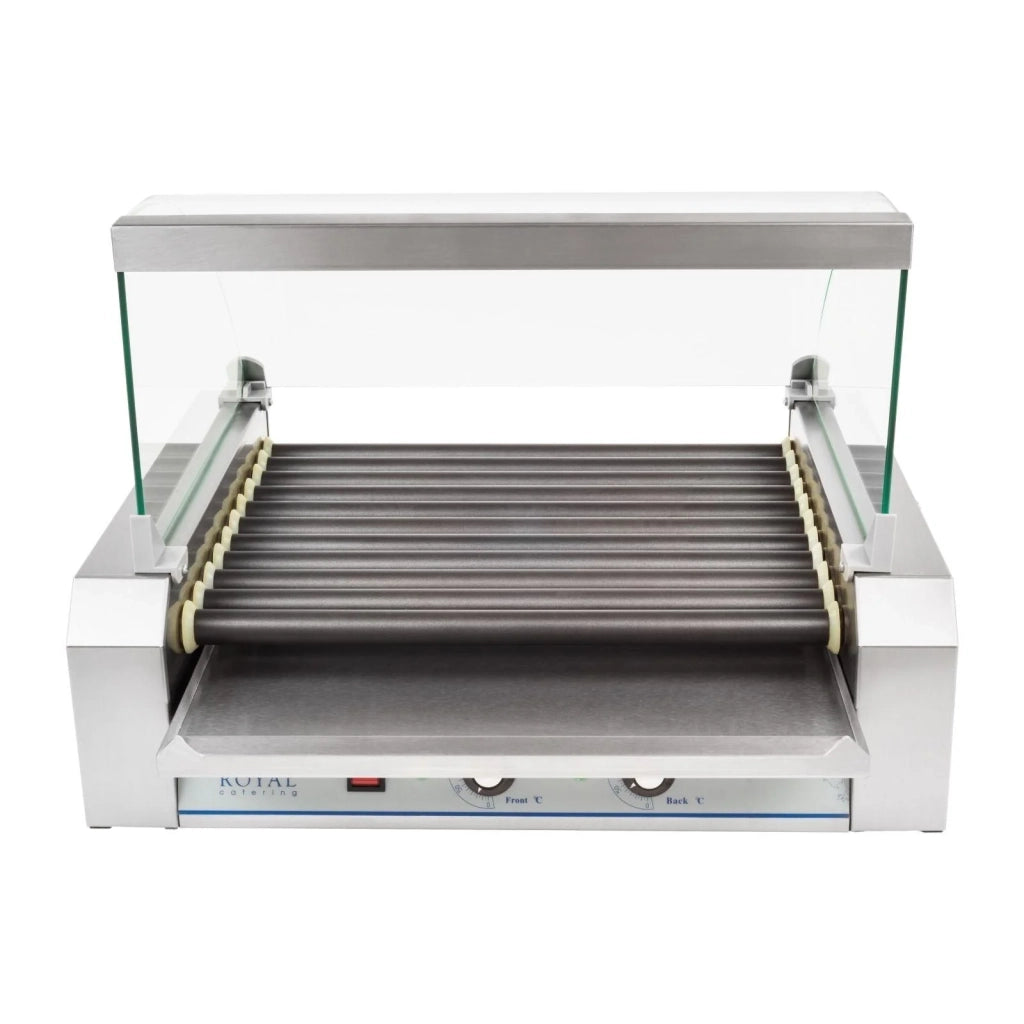 Macchina professionale per hot dog con rivestimento in teflon 20 salsicce 2200 watt 3614097