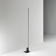 Piantana Moderna Syncro Alluminio Nero Acrilico Led 30W Cct 3000/4000/6000K