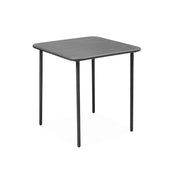 Tavolo da giardino in metallo 2 posti, 70cm, antracite