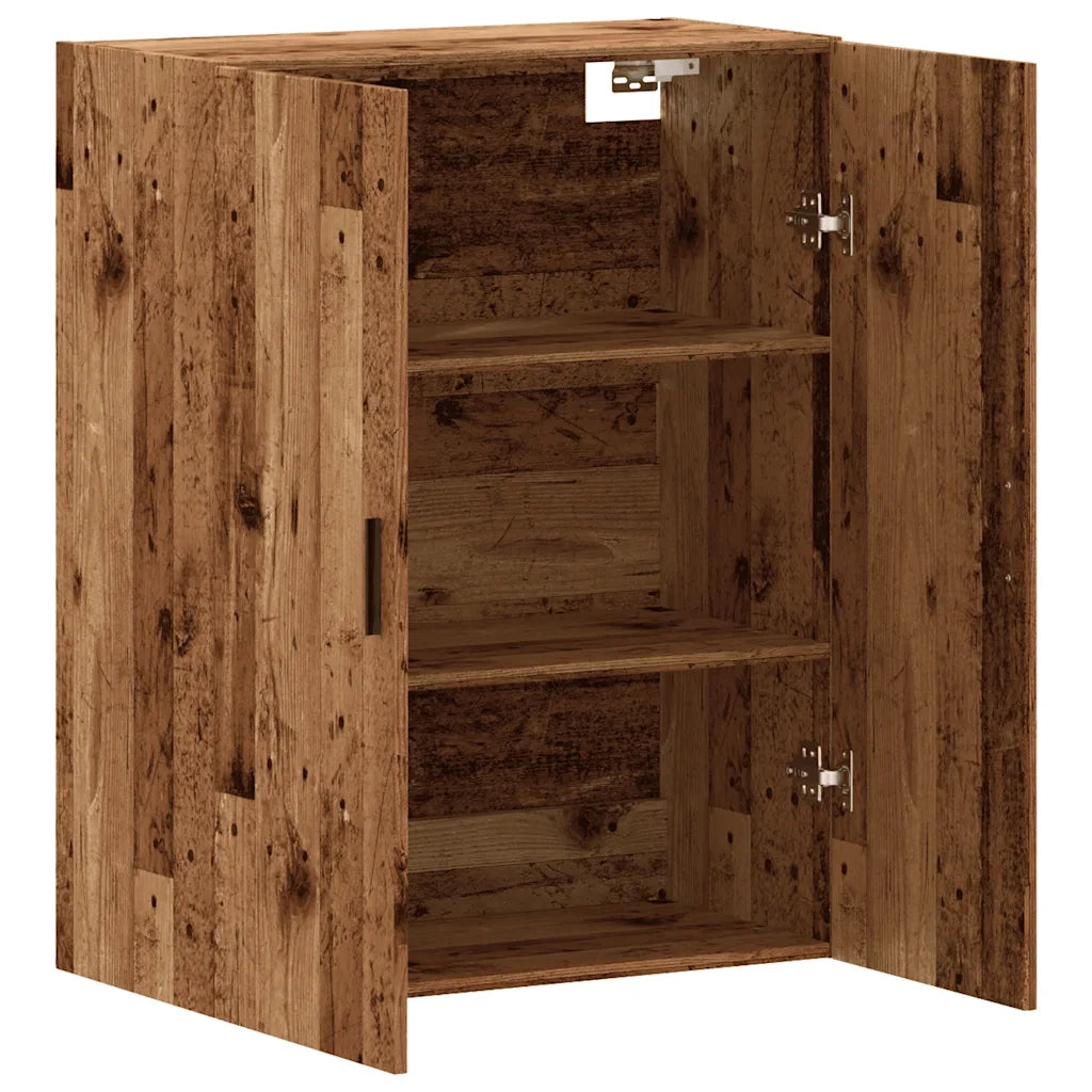 vidaXL Mobile a Parete Legno Antico 69,5x34x90 cm