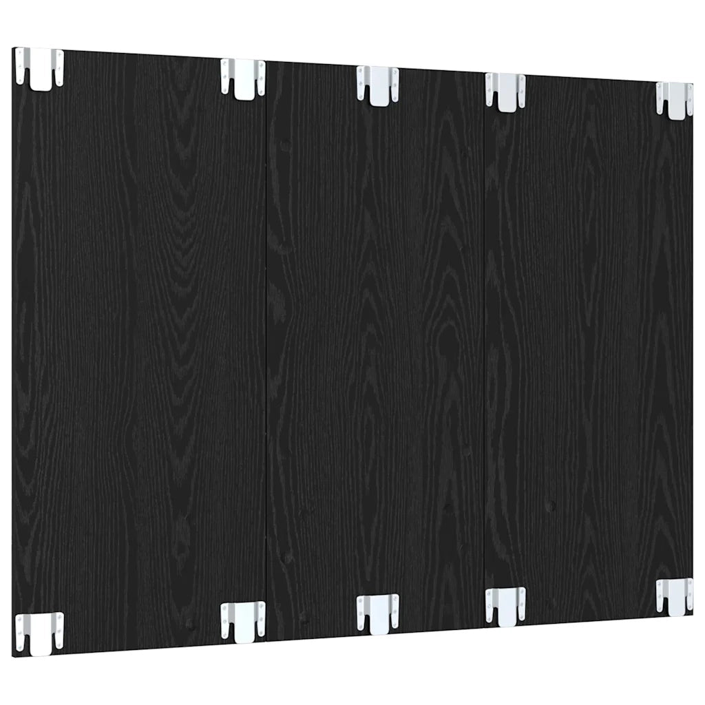vidaXL Mobile TV da Parete Rovere nero 120 x 23.5 x 90 cm