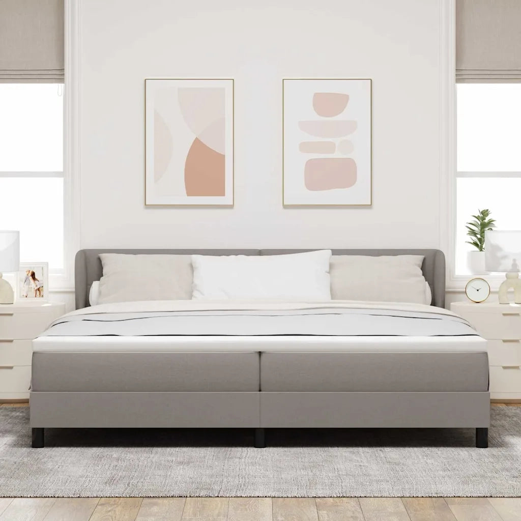 Letto a molle con materasso Talpa 200 x 200 cm Tessuto 3340049