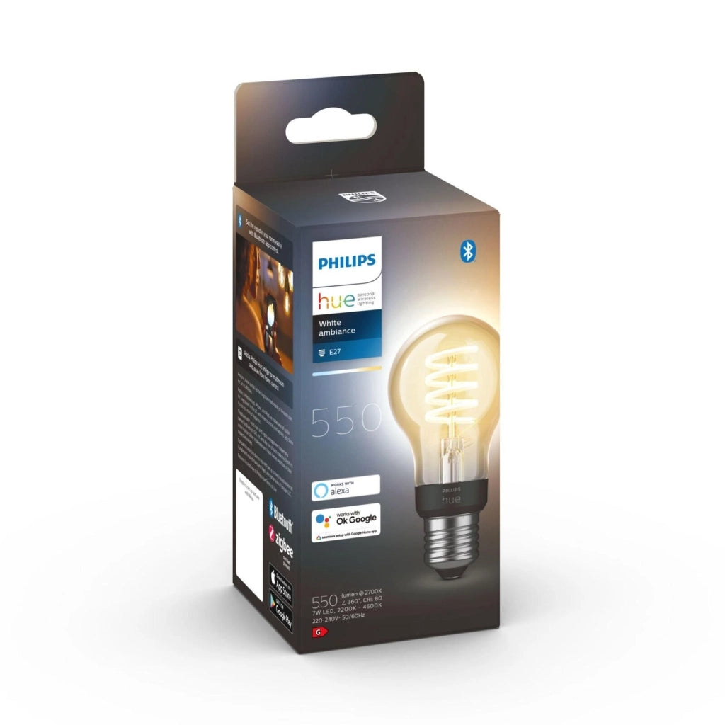 Philips Standard con filamento A60 E27 - confezione da 1